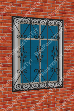 Решетка для дачи модель №11. Производство решеток в Москве Решетка для дачи модель №11